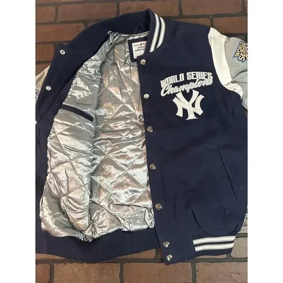 NEW YORK YANKEES G-III 27X World Series Varsity Jacket~Never Worn~S L 2XL
